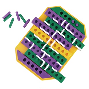 美国JAWBONES龙骨儿童多功能桌游棋盘益智早教便携式对弈棋类玩具