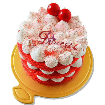 大包蛋糕土纸黏土切开不混色