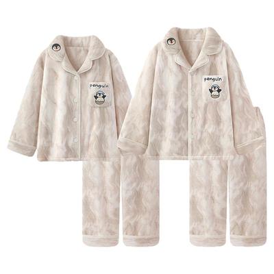 猫人情侣睡衣女秋冬季长袖