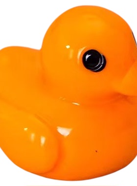 福气彩色鸭子滴油手工制作摆件