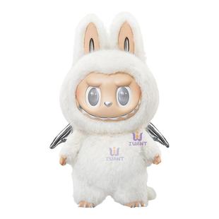 POPMART泡泡玛特 ZIMOMO天使ANGEL IN CLOUDS大号搪胶脸公仔大娃