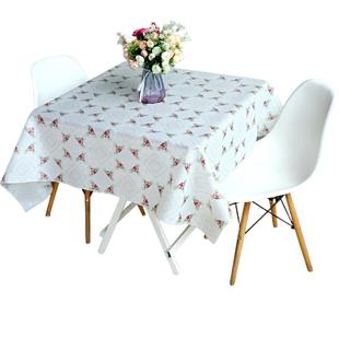 田园eva塑料桌布防水防油免洗正方形餐桌布长方形茶几垫台布盖布