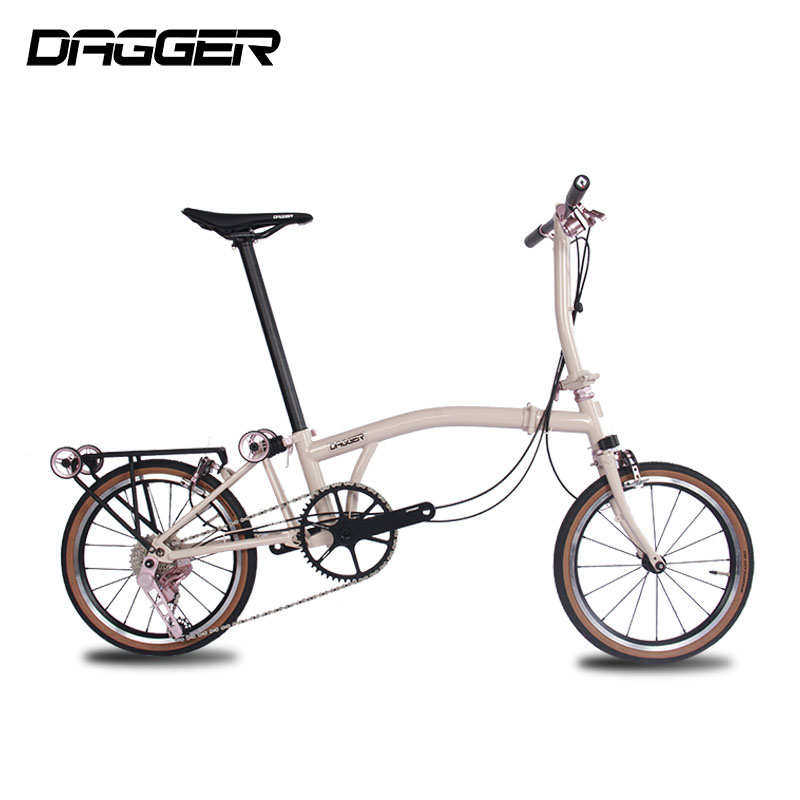 DAGGER国布小布折叠自行车7速碳纤维夹器推行349自行车CNC配件