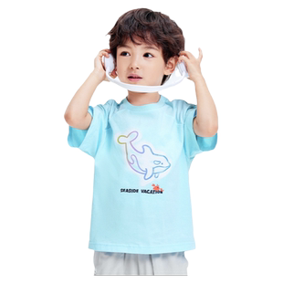 巴拉巴拉男童短袖T恤宝宝纯棉上衣儿童打底衫薄款夏装新款童装潮