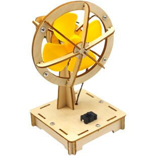 DIY摇头电风扇科技小制作小发明仿真拼装模型小学生益智玩具材料