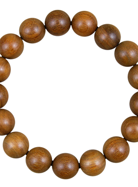 佛珠手串绿檀木男女108颗手链文玩绿色檀木楠木情侣木珠念珠木质