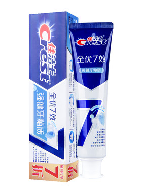 佳洁士全优7效强健牙釉质牙膏180g口气清新