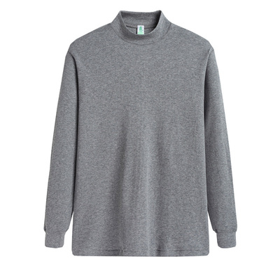 纯棉内衣ab基础款男士半高领ab