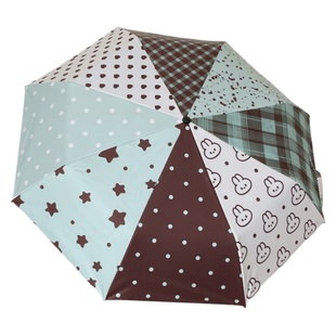 薄巧色弯钩太阳伞黑胶雨伞晴雨两用女折叠防晒防紫外线遮阳伞便携