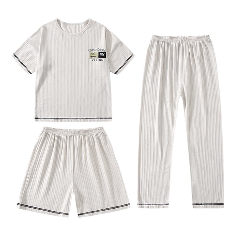 2024年夏季中大童男家居服套装