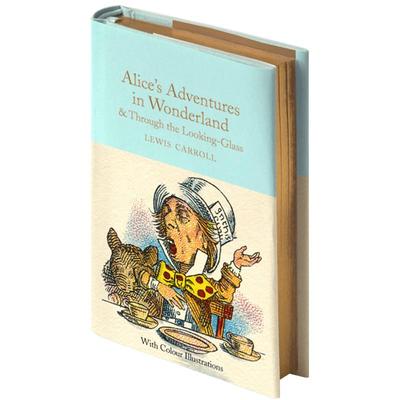 英文原版爱丽丝梦游仙境 奇遇记精装收藏Collectors Library系列Alice's Adventures in Wonderland & Through the Looking 小金书