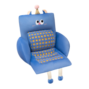 毛绒坐垫椅子垫靠背一体护腰办公室屁垫可爱加厚学生座椅垫全包围