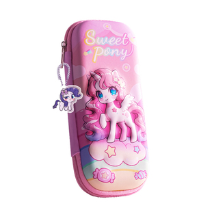 3D文具盒2025新款男孩女孩多功能高颜值大容量笔袋铅笔盒一年级小学生用儿童幼儿园卡通可爱收纳盒