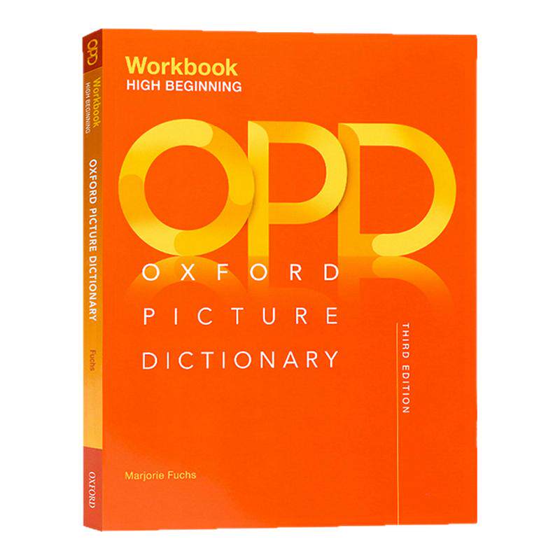 进口英文原版正版牛津图解词典高级练习册第三版 OPD High-Beginning Workbook Pack Third Edition OPD学习教材 英语词典