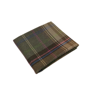 限量 绿棕色复古英伦格纹100%羊毛毛料毛呢面料西装裤子马甲布料