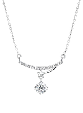 「许愿星」s999纯银项链轻奢小众高级感锁骨链送闺蜜女友生日礼物