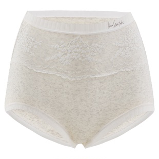 安娜蜜语高腰收腹内裤女款纯棉大码女士三角裤透气2025新款薄胖mm