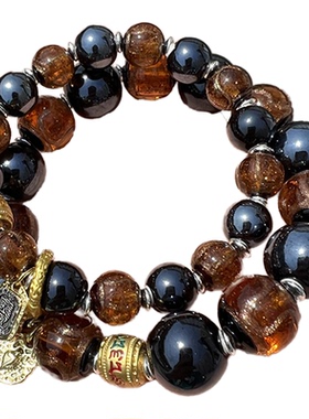 香灰瓷蔡文静同款黑粉灰白马卡龙