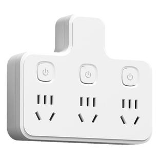 无线插座转换器带3usb扩展面板电源排插不带线多插位多孔贴墙插排