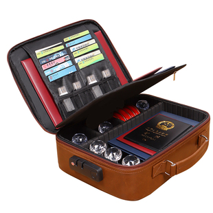 证件收纳包盒家用多功能家庭户口本资料文件卡包整理箱证件收纳包