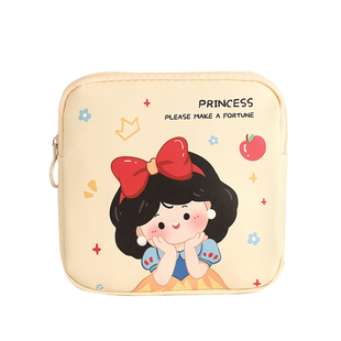 姨妈巾收纳包可爱月事包便携学生用装放卫生巾的小包收纳袋女生包