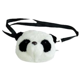 可爱毛绒大熊猫小包包斜挎包儿童背包女宝成都基地文创纪念品礼物