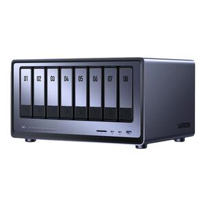 绿联私有云DXP8800 八盘位NAS网络存储服务器AI相册双万兆网口企业级数据存储文件共享安全级服务器