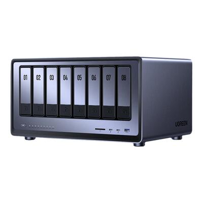 绿联私有云DXP8800 八盘位NAS网络存储服务器AI相册双万兆网口企业级数据存储文件共享安全级服务器