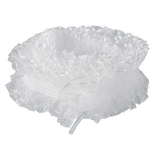 适用于阿迪达斯鞋带蕾丝珍珠女款德训鞋专用三叶草白色配饰adidas