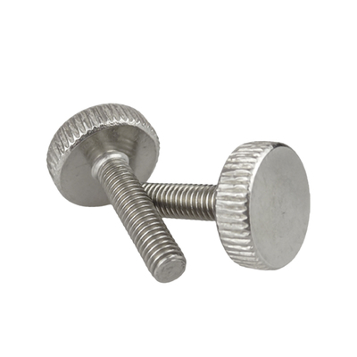 304不锈钢304调节滚花手拧螺丝