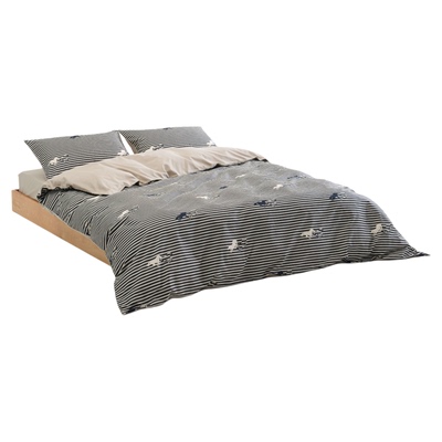 NIGHTOLOGY晚安学80支奔马长绒棉全棉四件套保暖轻奢贡缎马年新款