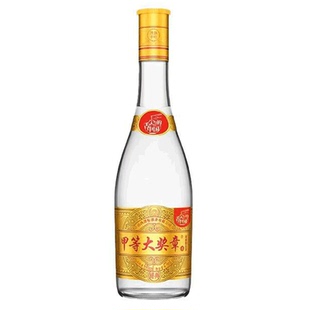 山西甲等大奖章(经典清香)53度白酒475ml瓶装纯粮食酒