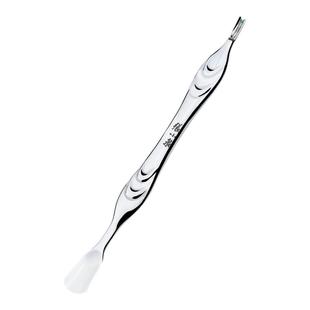 张小泉双头死皮叉美甲死皮推不锈钢U型死皮铲去死皮手修指甲工具