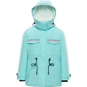 波司登奥莱女工装风羽绒服廓形腰部抽绳防泼水多巴胺色