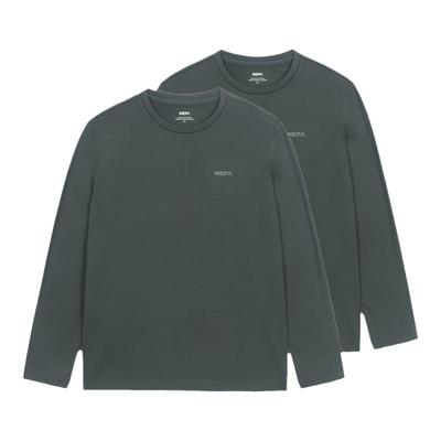 NEPA长袖圆领T恤保暖简约打底