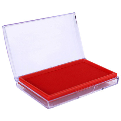 红色蓝色黑色印台得力【秒干】