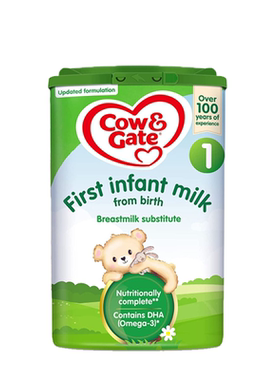 【6罐装】英国牛栏1段Cow&Gate原装进口婴儿配方奶粉一段800g/罐