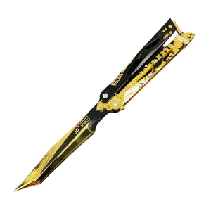 三角洲行动跑刀影锋金属可折叠模型摆件礼物北极星伸缩刀未开刃