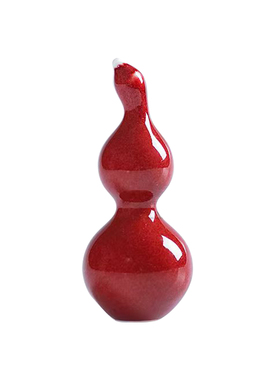 耕道堂陶瓷吊坠可爱霁红陶瓷摆件