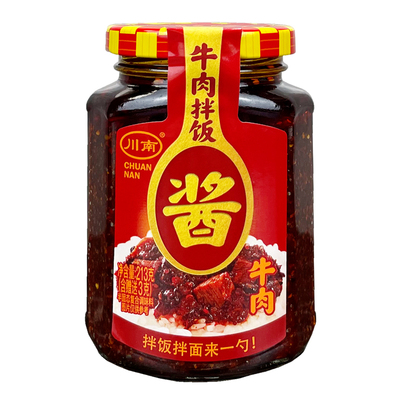 川南牛肉拌饭酱瓶装香辣拌下饭酱