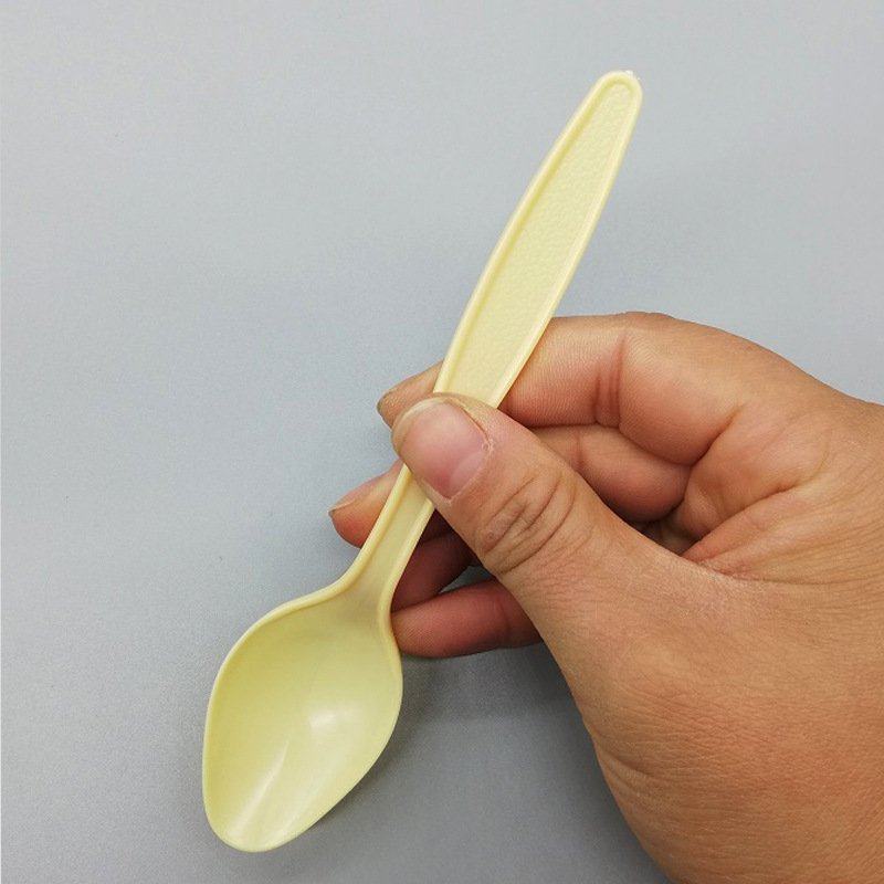 勺子酸奶汤勺粥塑料商用中式DS2/DS1甜品水果勺小饭捞勺外卖黄