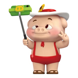 正版猪猪侠小呆呆日常篇盲盒手办可爱潮玩模型公仔摆件节日礼物