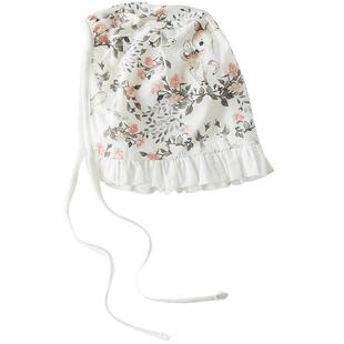 Oak Family婴儿胎帽夏季薄款新生儿囟门帽初生纯棉印花宝宝帽子