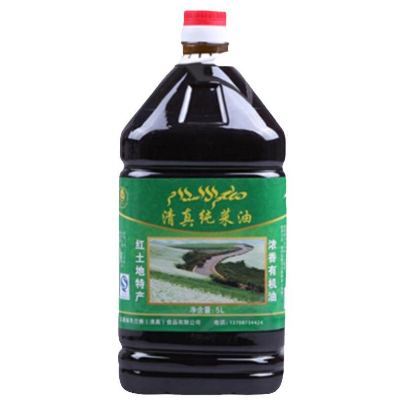 浓香菜籽油食用油冬兰农家自榨