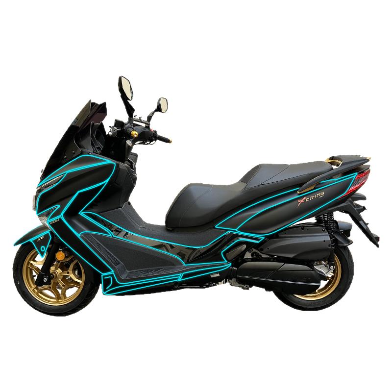 适用光阳赛艇250/300隐形车衣膜