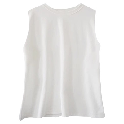 韩系内搭叠穿大码上衣打底衫白色