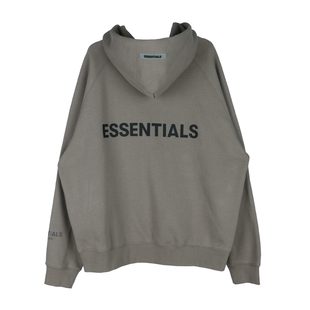 FEAR OF GOD FOG上帝灰连帽卫衣ESSENTIALS高街宽松开衫拉链外套