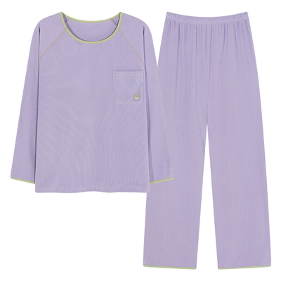 秋冬款长袖套头可外穿家居服套装