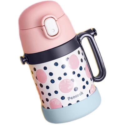 Peacock316不锈钢400ML一杯双盖