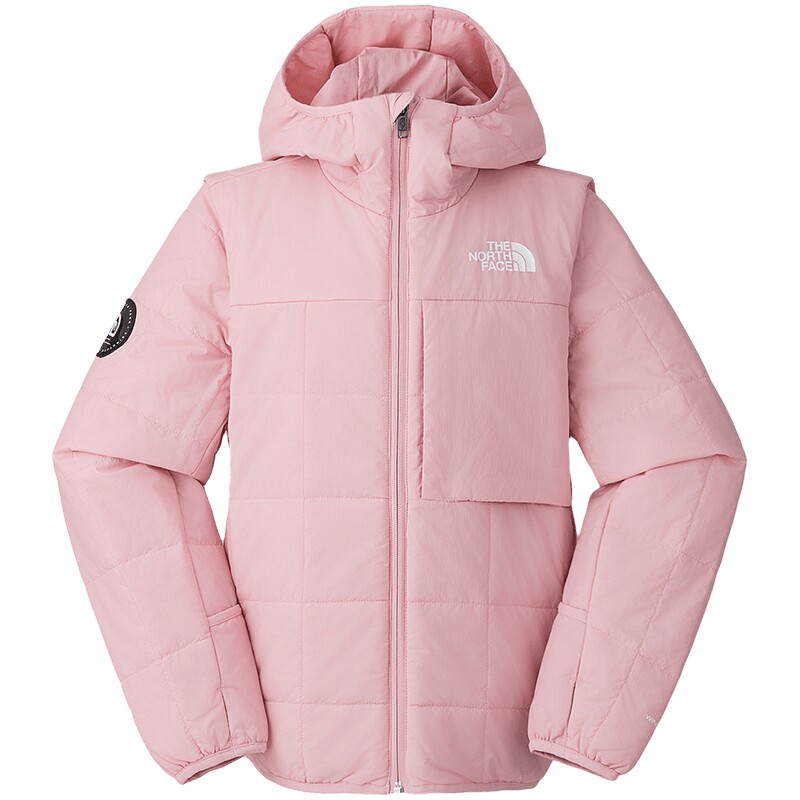 北面儿童防泼水可拆卸棉服
